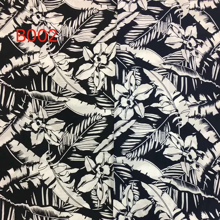 African style fashion woven rayon nylon custom summer print fabric for dress
