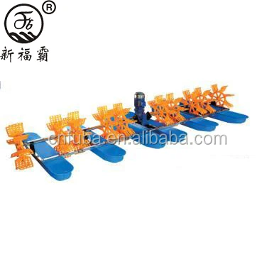 2HP 1.5KW 4 impeller 3 floats aerators paddle wheel aerator float shrimp farming tank aerador