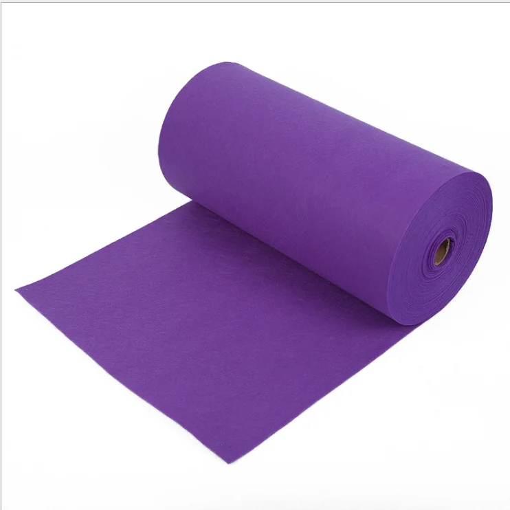 Manufacturer supply Non-woven fabric Needle Punched Polyester Felt roll