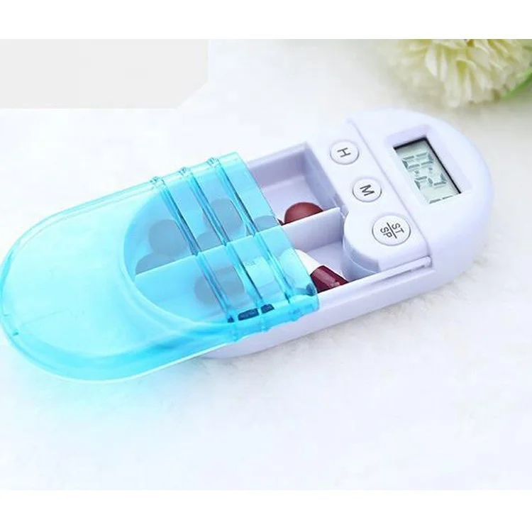 Electronic Pill Reminder Medication Timer Timed Alarm Kit Medicine Pills Case Organizer