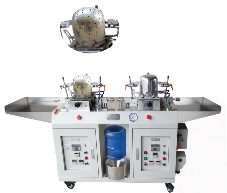 Double-moulds internal air-cooler automatic baseball cap steam ironing machine