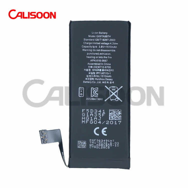 Standard Battery Prix de gros Original OEM LI-ION Polymere Batterie For Iphone 5C 3.8v