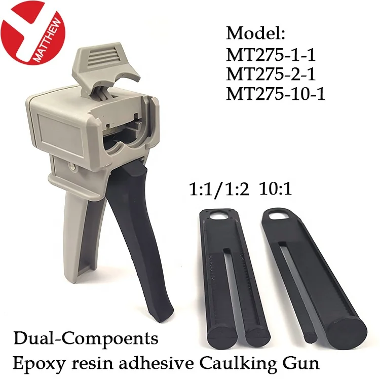 Different Ratio Plastic Dispensing Guns Epoxy Dispenser for  Epoxy Resin Adhesive