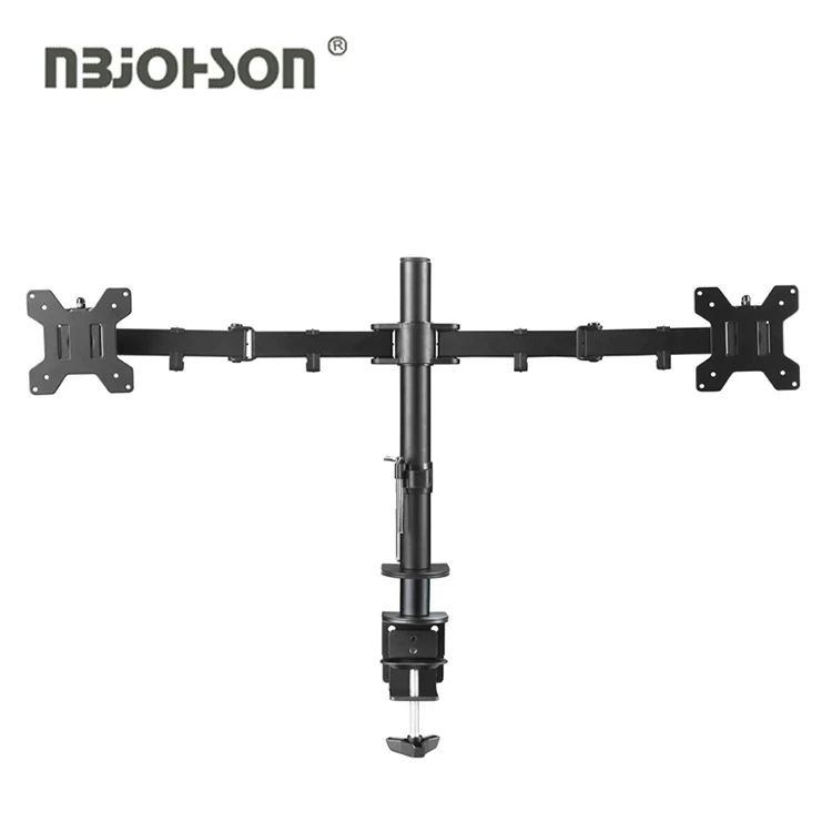 Полностью регулируемый стол крепление Артикуляционная настольная подставка Двойной ЖК дисплей Мониторы Arm