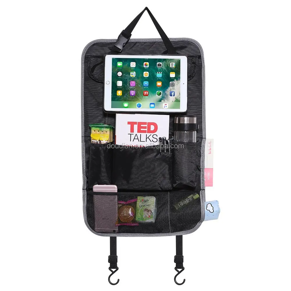 2018 Новый Складной мульти-карман дорожная сумка для хранения автомобиля на заднем сиденье Органайзер с держателем для планшета