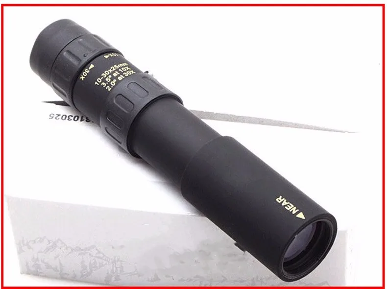 Мощный Монокуляр 10-30x25, компактный и легкий