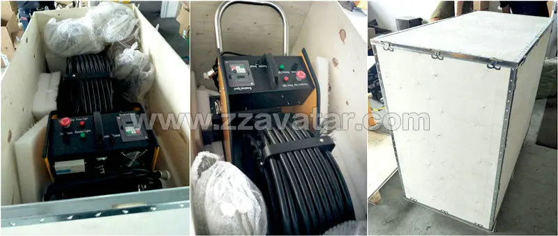 China industrial duct cleaning equipment machine robot electric chimney sweep