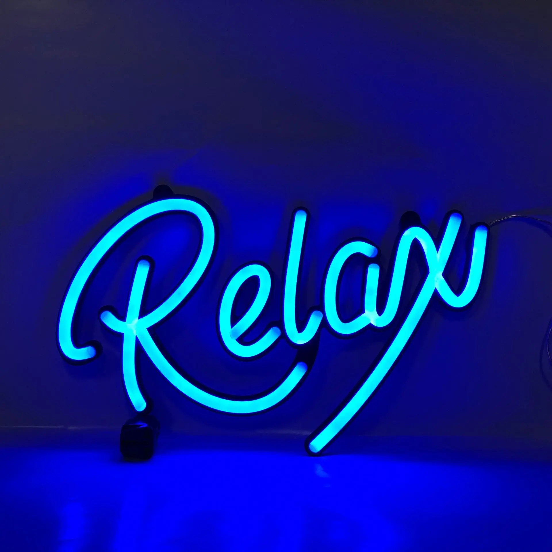 relax flex led neon light sign china factory shanghai antuo neon 3d raised letters custom logo led neon light