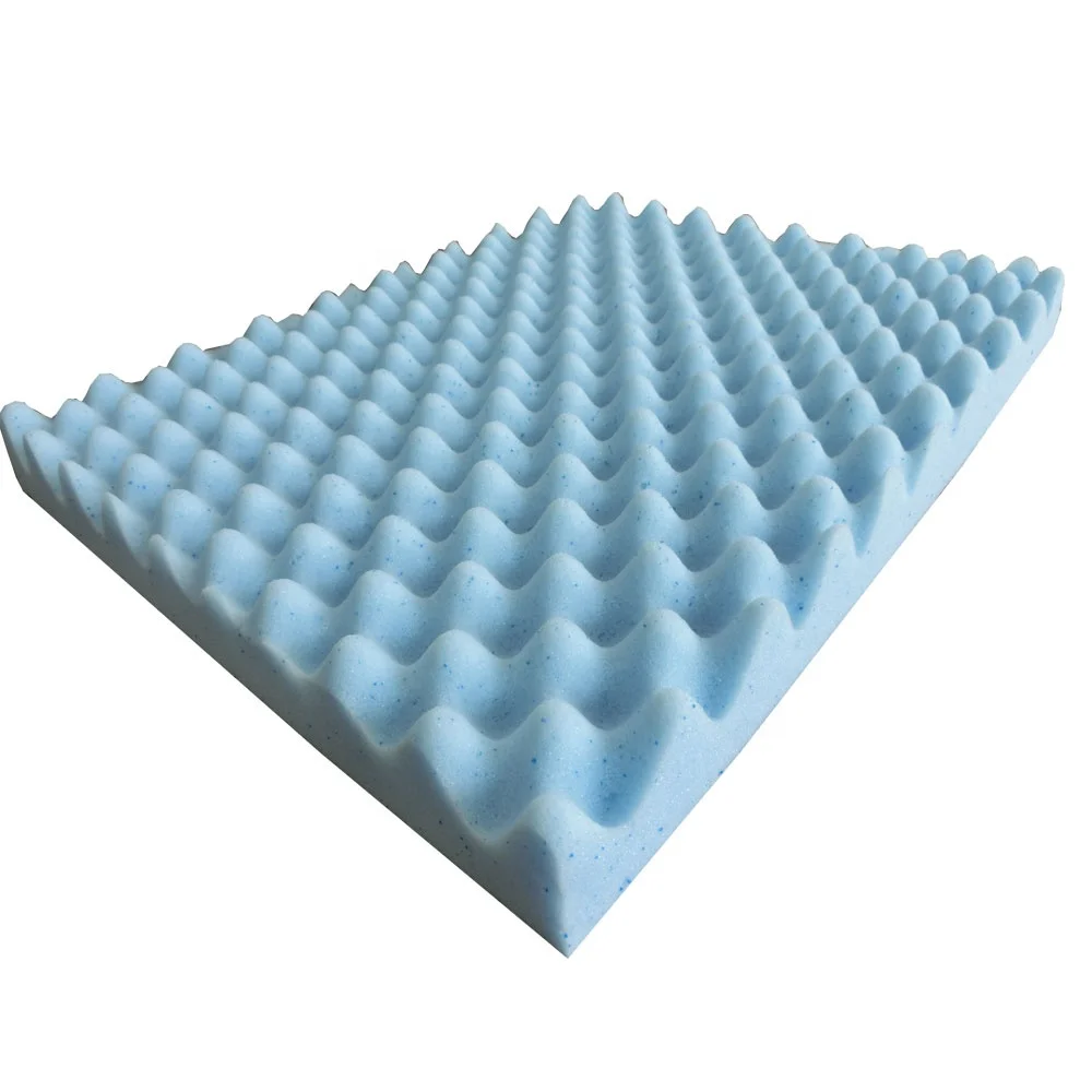 Top Quality 2 3 Inch White Color Eggcrate  Memory Foam Mattress Topper