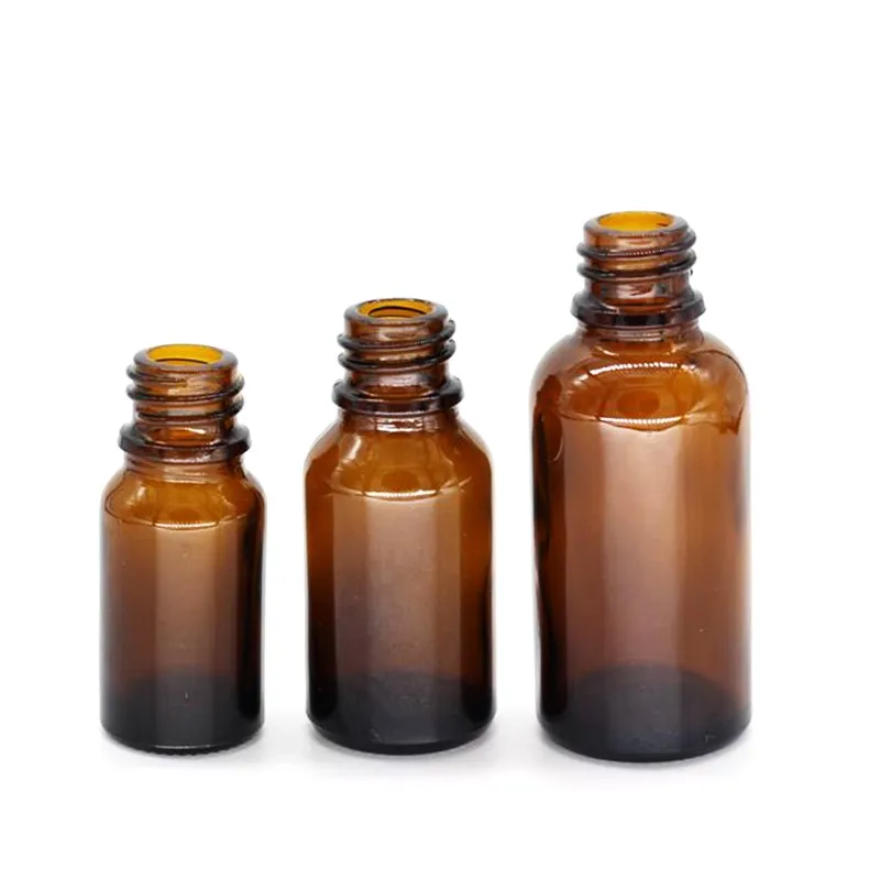 High quality amber essential oil dropper bottle glass 15 ml with tamper evident cap
