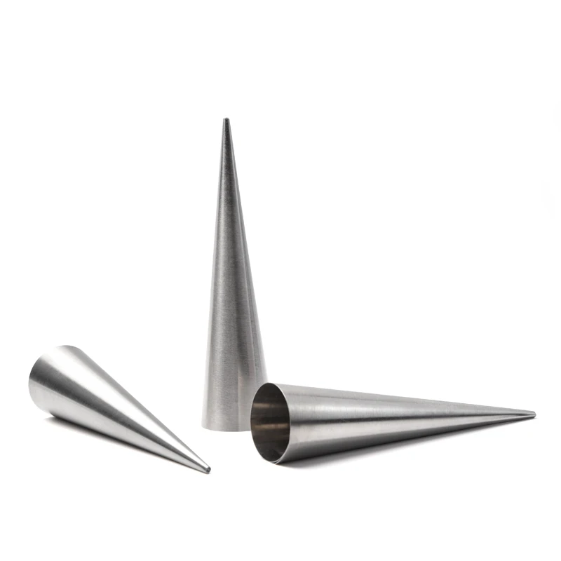 Stainless Steel Non-stick Cone Cream Horn Form for DIY Baking Croissant Cone Pastry Roll molds