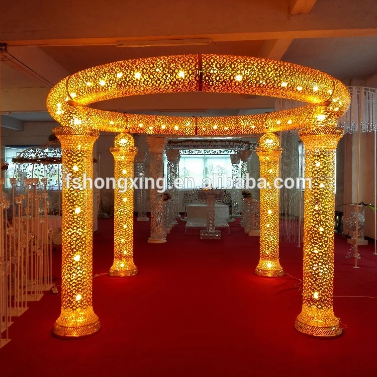 lighting decorative indian mandap for wedding decoration