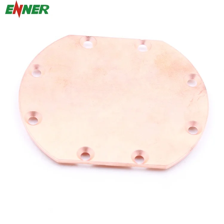 Factory Custom Pin Fin Computer GPU CPU Anodized Copper Water Cooling Heatsink