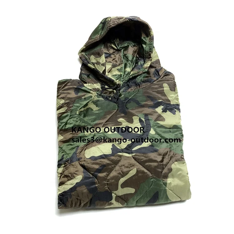 KANGO Camo  Hoodie Long Sleeve Hoodies for Men Pullovers Sweatshirts Ripstop with Pockets