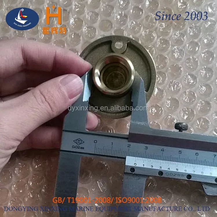 Marine supplies sailboat parts accessories Brass scupper Drain Plug