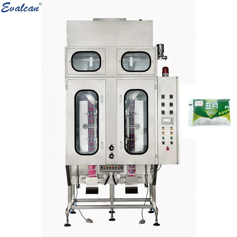 90 500 мл Автоматическая VFFS пакетик жидкой воды Молоко Фруктовый сок заполнения запайки мешок упаковочная машина