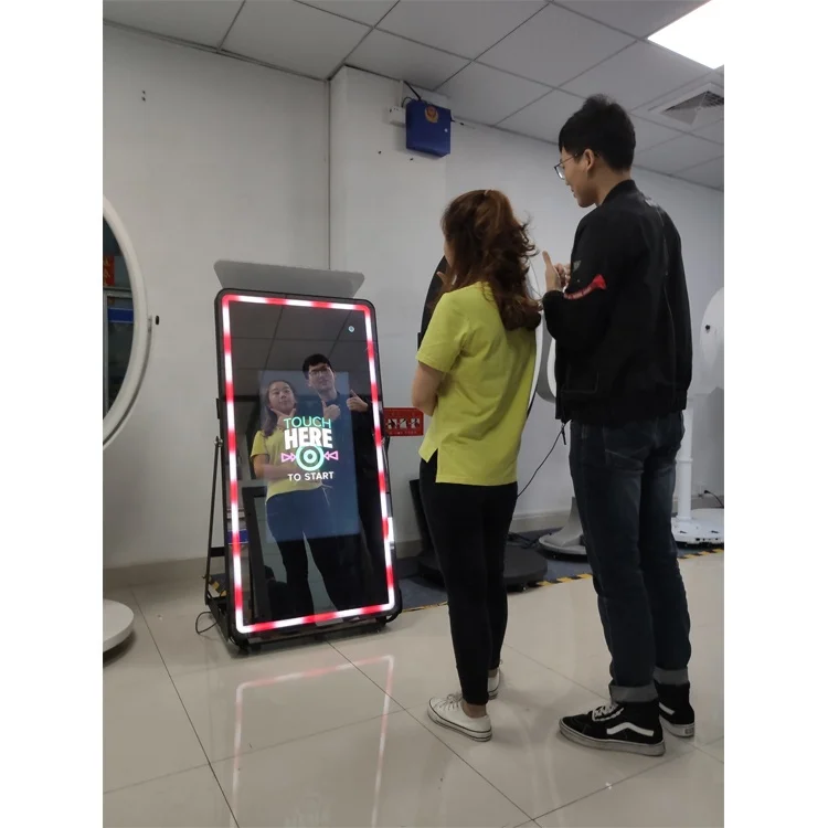 Touch Screen Photo Booth Kiosk Machine With Printer And Camera For Sale
