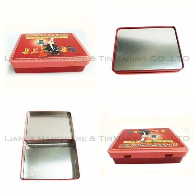 High Quality Chinese Factory Tin Candy Box/Square tin box