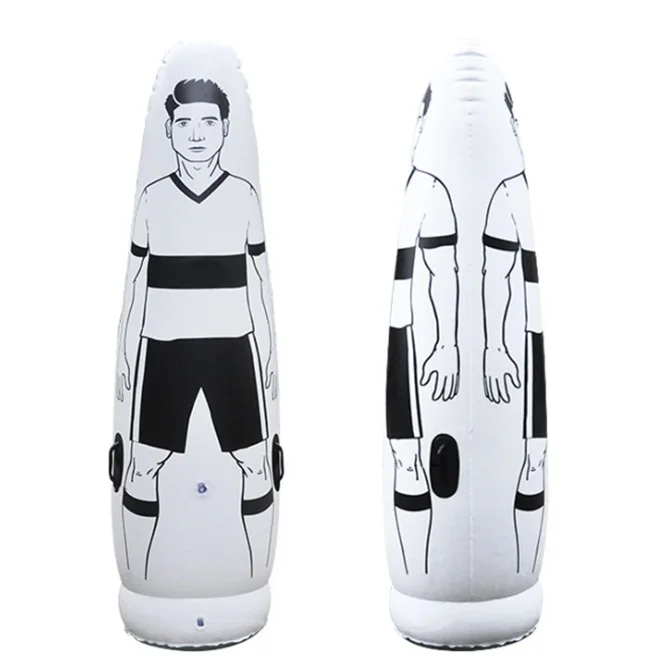 Portable folding new innovation soccer football training free kick body soccer wall with air filling