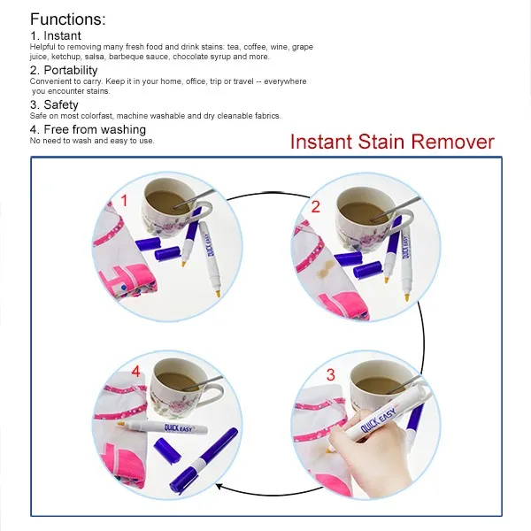 Magic Stick Spot Instant Stain Remover Liquid  Stick Pen For Clothing Care