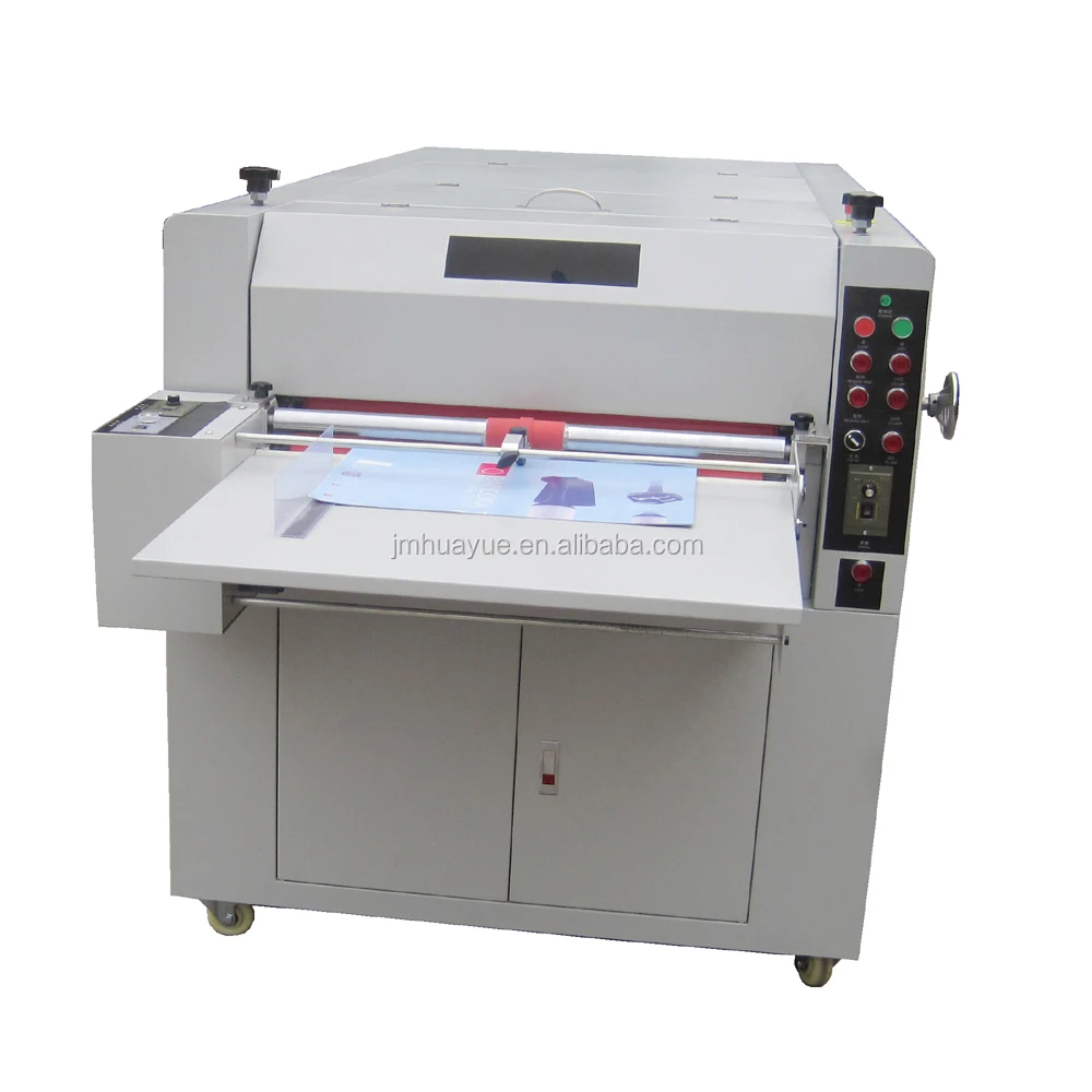 Semi Auto pattern uv varnish coating machine for paper