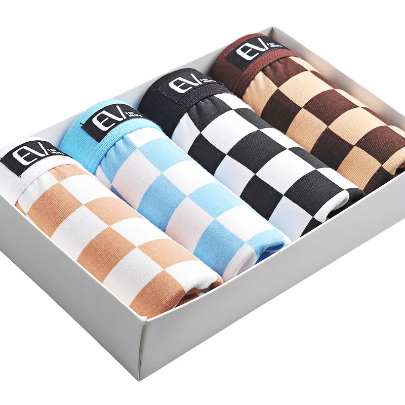 Free sample custom colour adult males boxer briefs wholesale men sexy underwear mens trunks