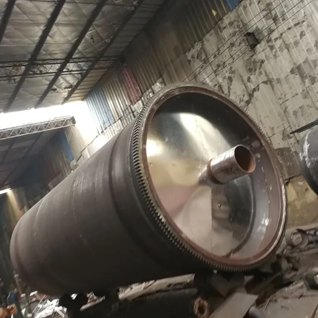 10Tons/day semi-continuous waste rubber and plastic pyrolysis oil with Q345R reactor