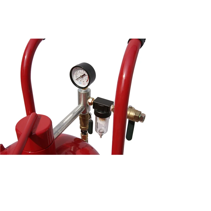 High speed jet portable rust removal sandblaster pot