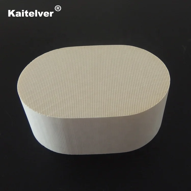 150*150*300mm Honeycomb monolith ceramic catalyst substrate used in industrial exhaust gas purifier system