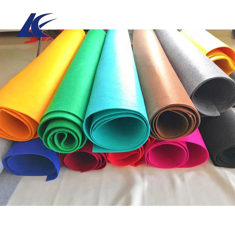 
Colored Polyester Felt Fabric Heat Resistant Polyester Fabric Wool Felt Fabric 