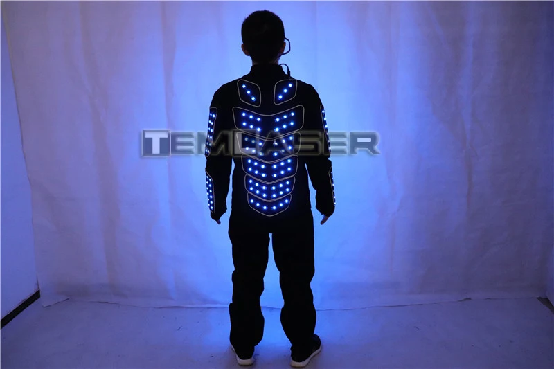 LED Robot Costume LED Dance suit Performance Luminous Clothing For Men Women DJ Show Light Clothing