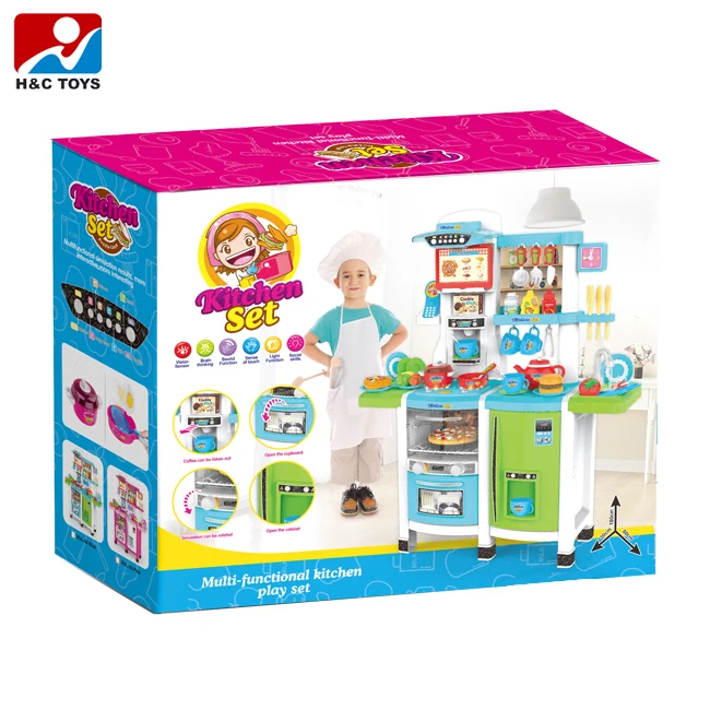
Parent-child interaction cooking table game big kitchen set toy for kids HC436275 