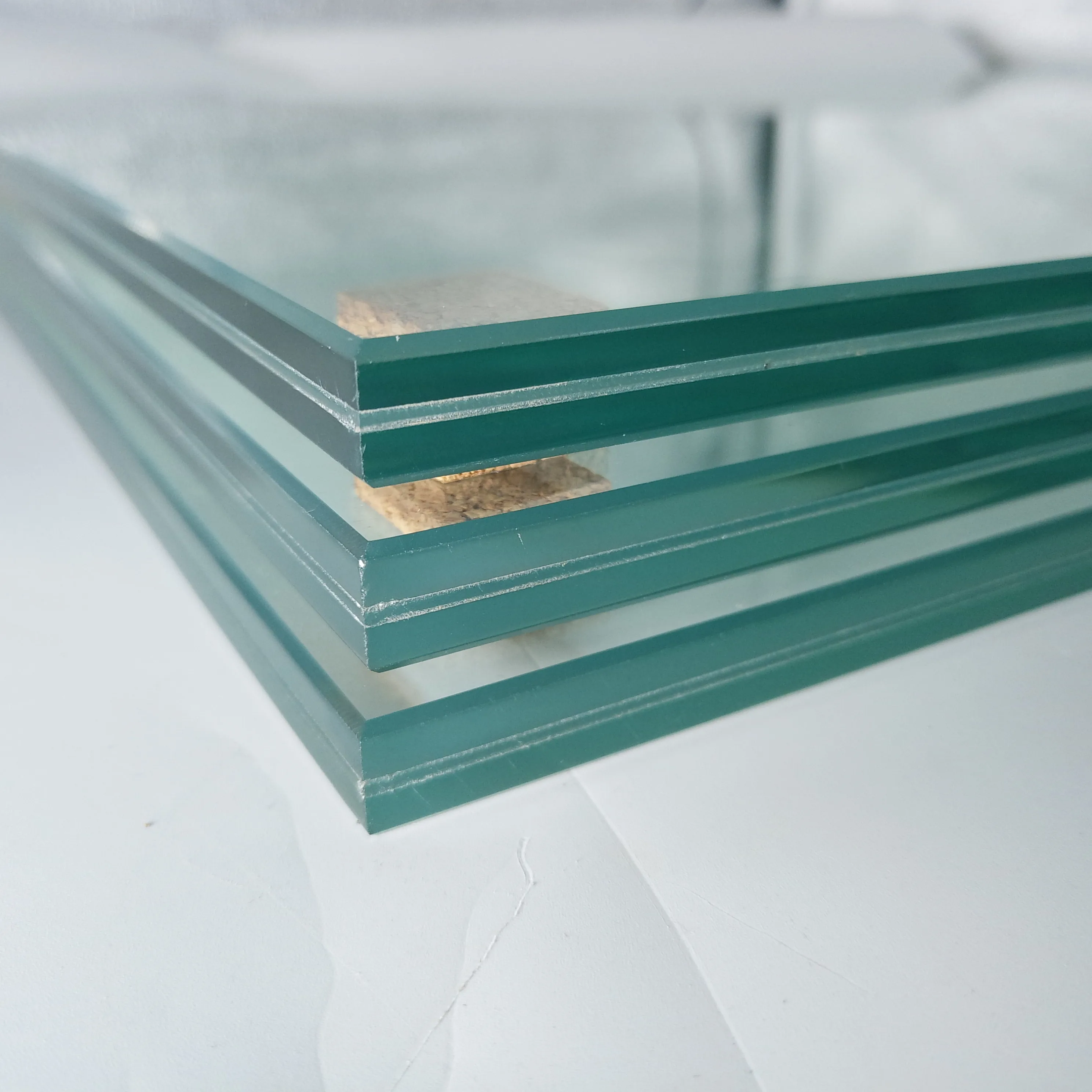 China factory 1.52pvb 12mm clear 6.38 pvb 8mm tempered laminated glass price