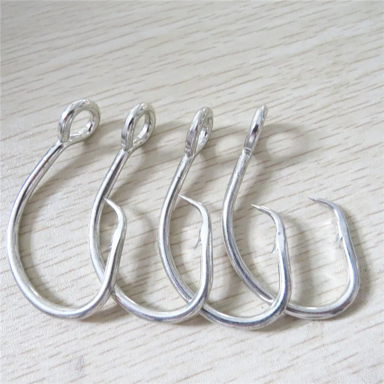 
8276 black white tin silver high carbon steel treble china whole sale best salt water circle fishing hooks for fishing 