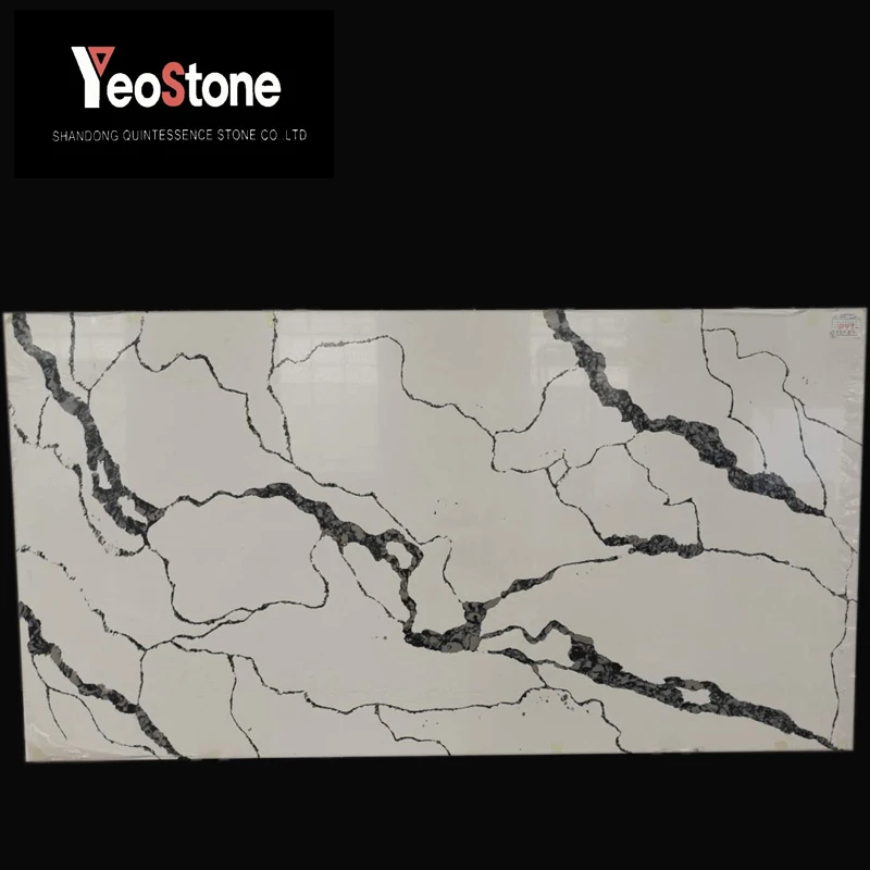 
Discount Engineered Artificial Quartz Stone Wall Panel Brazil 