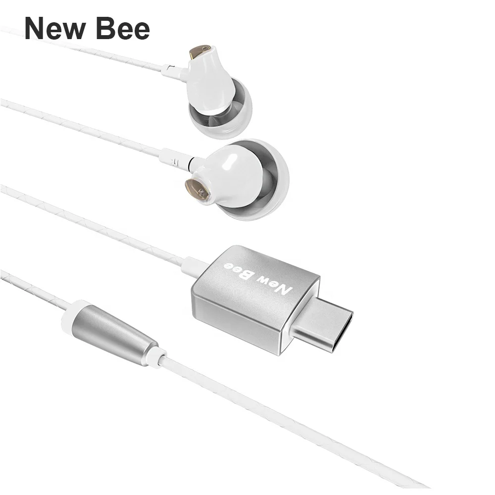 New Fashion Brand Unique Design Cheap Sports Type-C In-Ear Wired Earphones