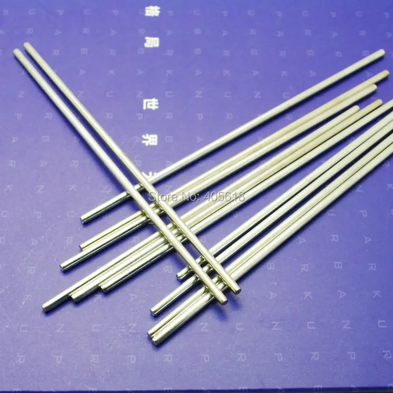 50Pcs Round Shaft Rods Axles Stainless Steel 3mm x 30mm for RC Toy Car