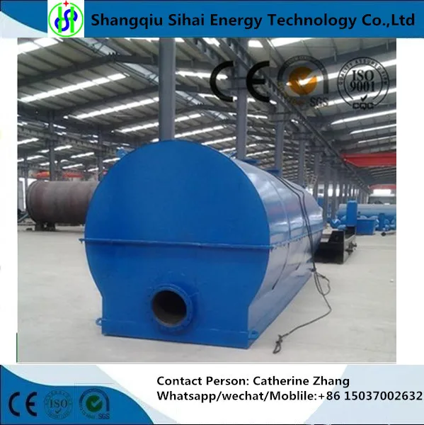Vacuum working form continuous oil refinery plant