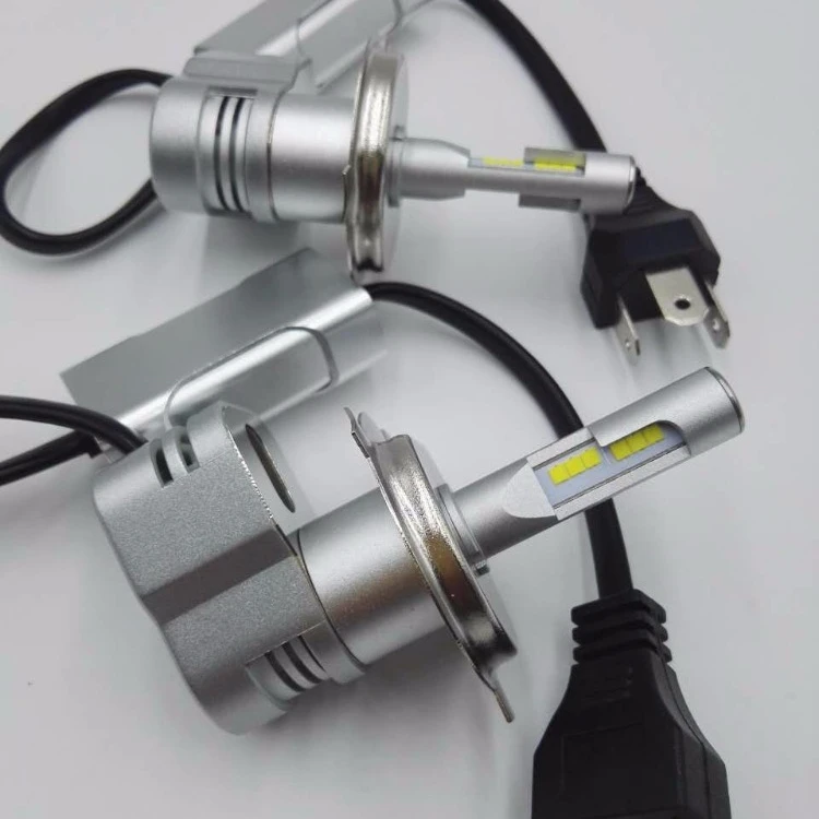 Ультра-тонкий фонарный столб пайки T5 L6 6000lm CSP Y22 Автомобильные светодиодные фары H4 H13 9004 9007 DC B-32V