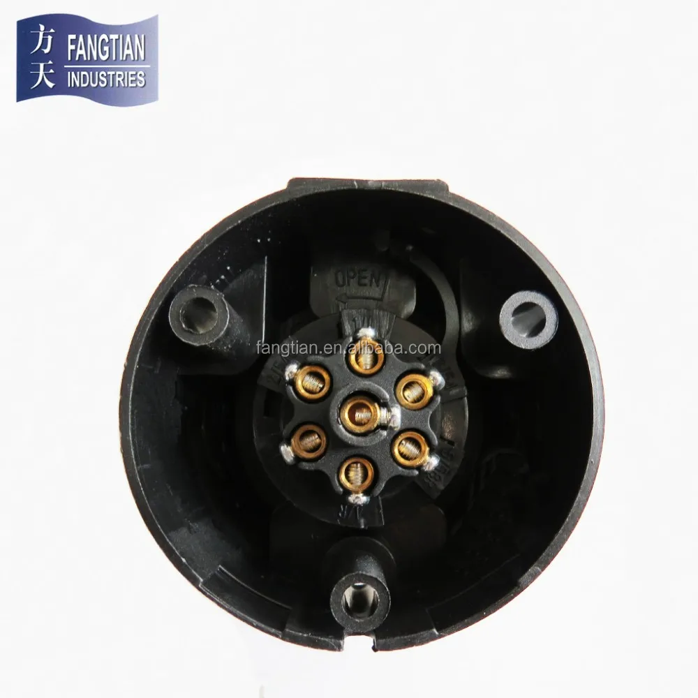 Соединитель прицепа 12V S тип 7 трейлер полюс штепсельной вилки и розетки ISO 3732