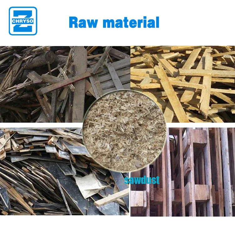 Wooden pallet crusher From wooden pallet to sawdust 1-3mm