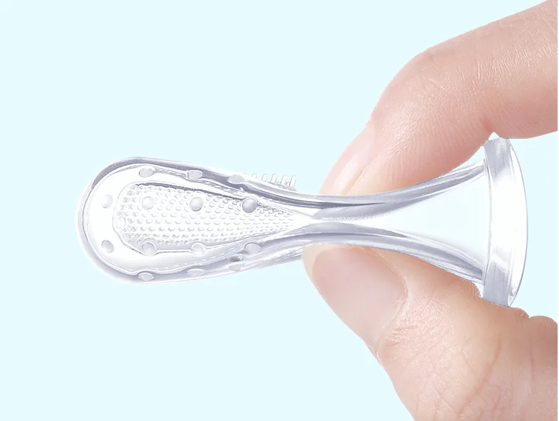 100% Экологичная детская зубная щетка из пищевого силикона, популярная детская зубная щетка из силикона