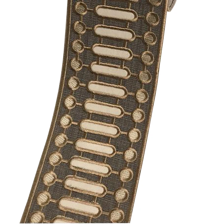 Wholesale Custom Polyester Embroidery Sequence Flower 3D Lace