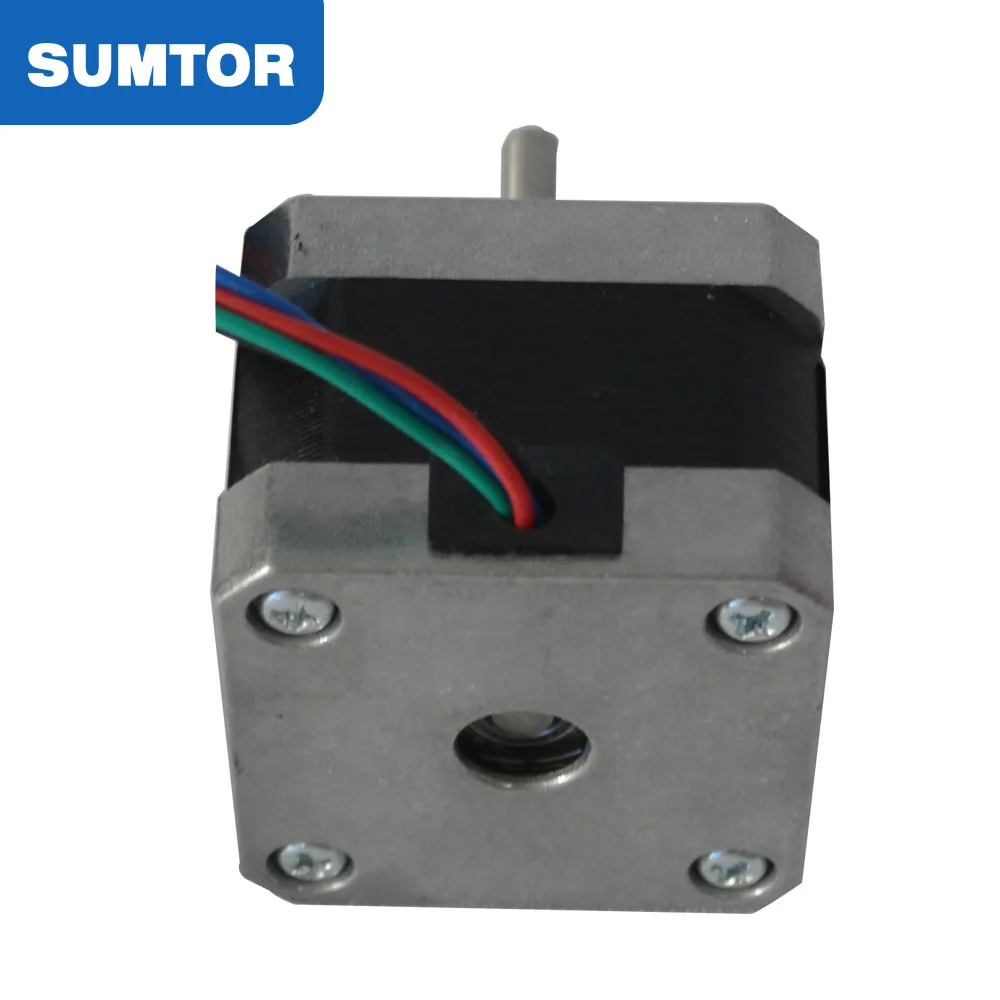 34 мм длина 1.7A ток 28N.cm удерживающий момент 2 фазы 4-проводной 1.8 градус чпу 3 оси комплект nema 17 1.8 шаговый двигатель