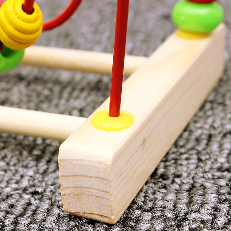 Оптовая продажа игрушка для снятия стресса 3d пазл арифметики learninwooden развивающая круглые бусина игры деревянные развивающие игрушки детей и