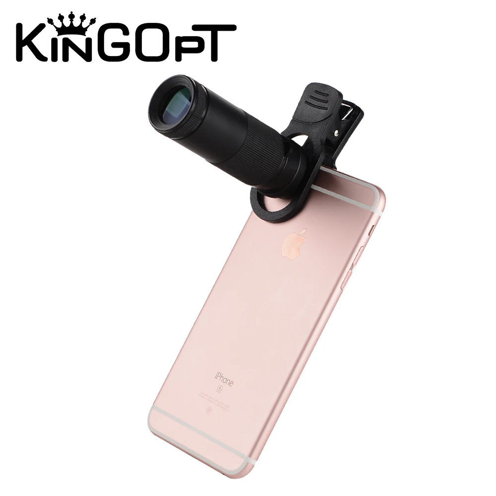 Kingopt мощный монокулярный Карманный монокулярный телескоп 8x20 для телефона