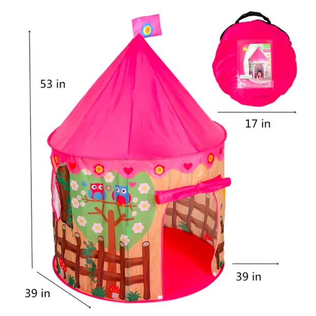 Fashion Rocket Tent  Eagle Toys for Girls Princess Castle Kids picnic tent camping house toy for indoor & outdoor use