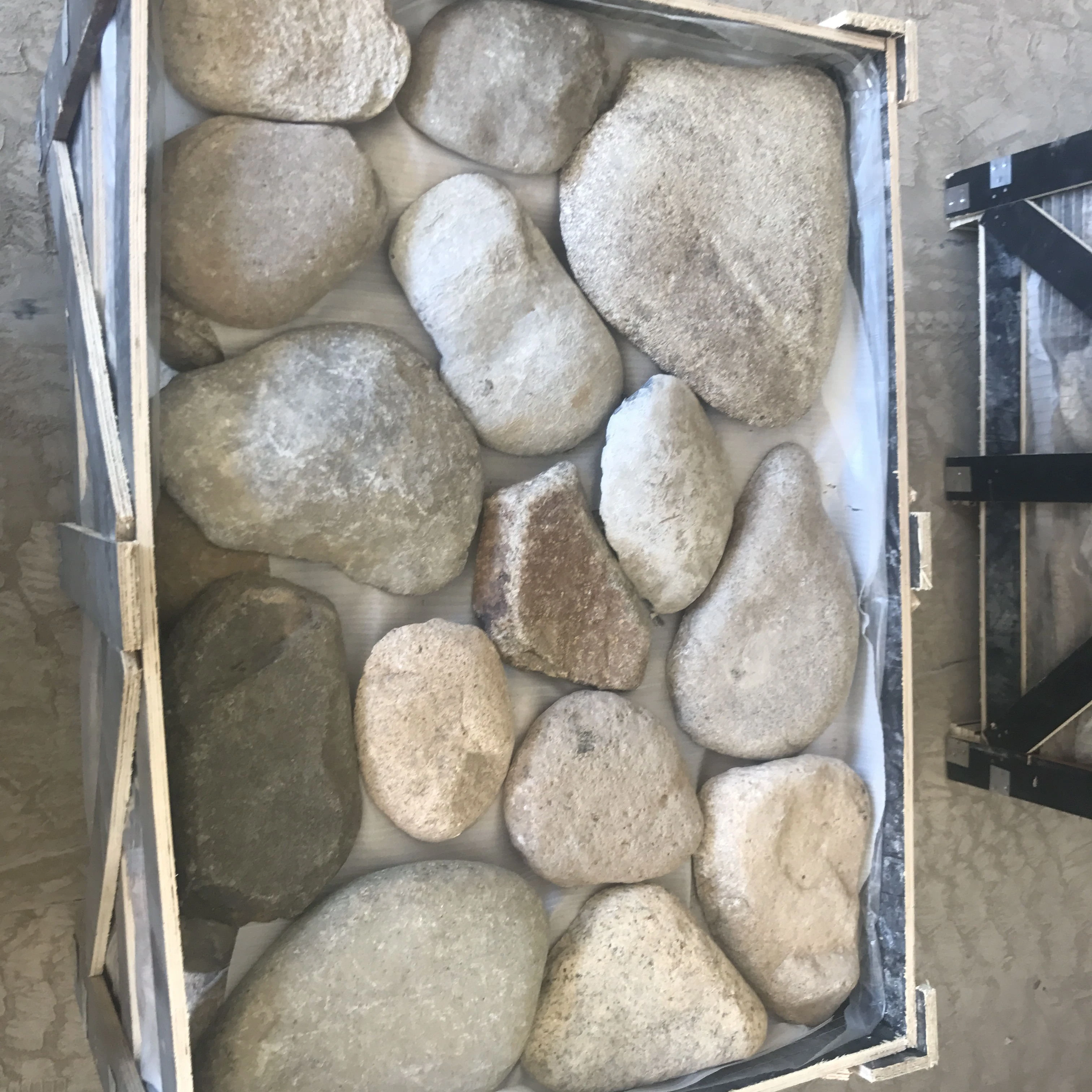 
Large river stone veneer loose stone wall cladding tile for house building wall decoration 
