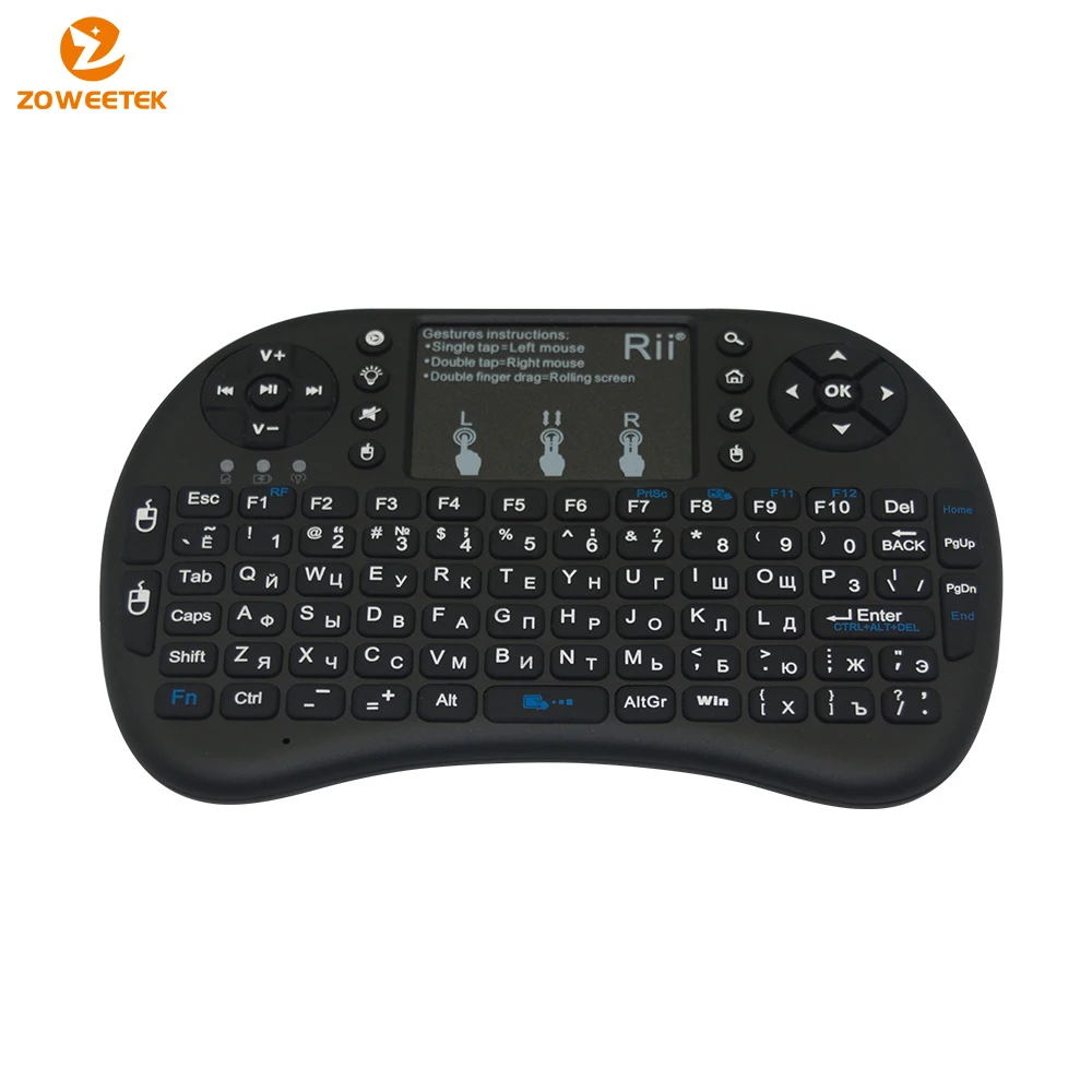 Горячая Rii i8 беспроводной оригинальный производитель мини-клавиатуры