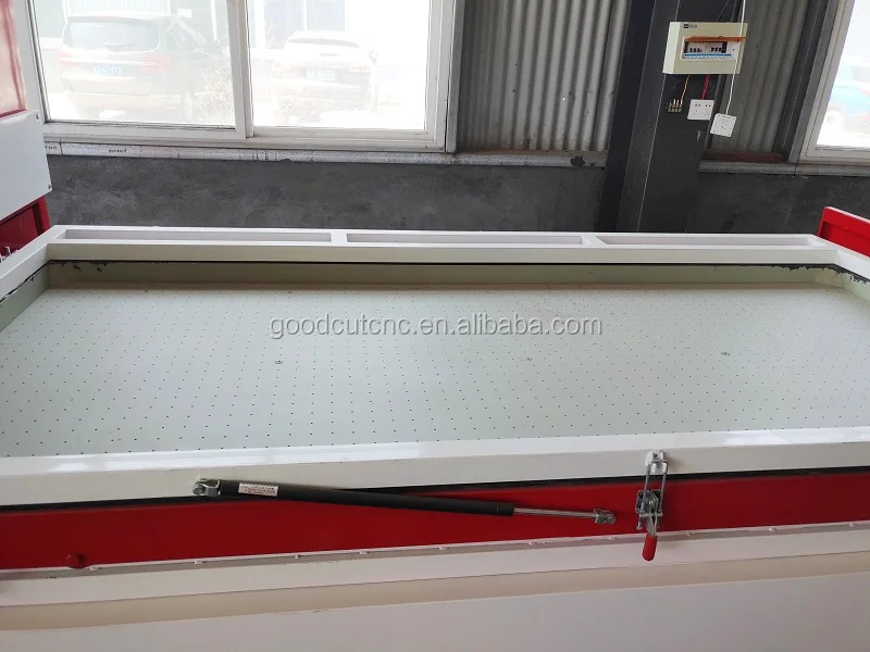 Jinan GoodCut тиснение вакуумный мембранный пресс ПВХ с ПВХ PE ABS PC фольга